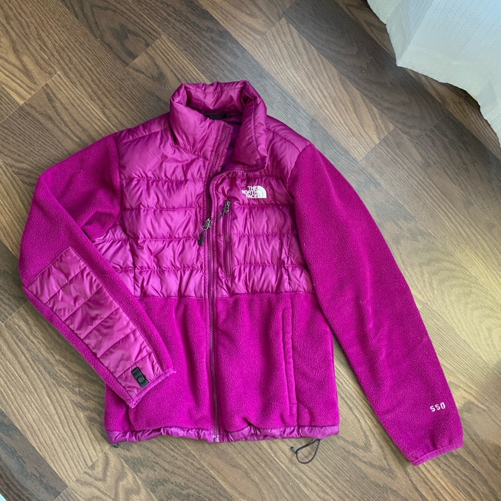 Purple North Face zip up